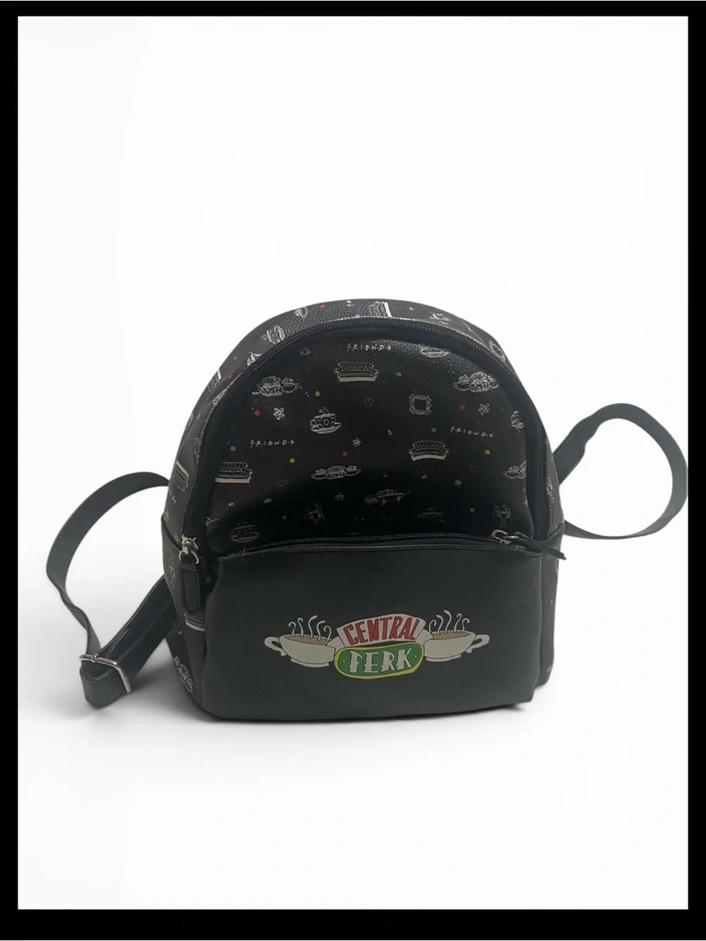 Central Perk Black Mini Backpack - TV Friends Themed Bag